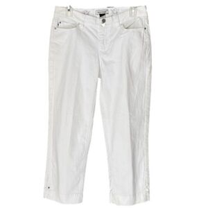 WHITE HOUSE BLACK MARKET Capri Pants Five-Pocket White Women Size 4